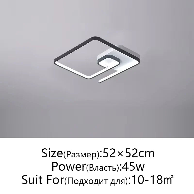 Afralia™ Modern Nordic Art LED Ceiling Lamp for Bedroom & Study