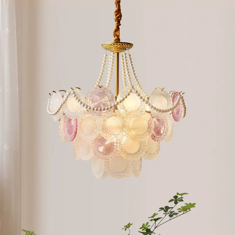 Afralia™ Modern Crystal Pearl Chandelier for Living Room, Bedroom, Dining Room