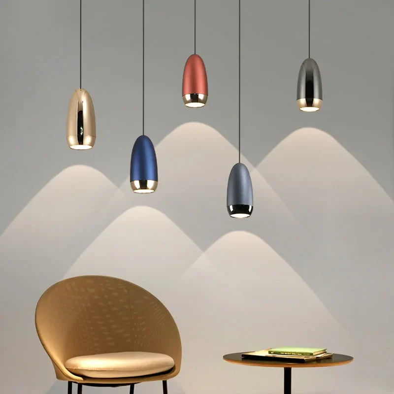 Afralia™ LED Pendant Lights: Modern Chandeliers for Bedroom, Kitchen, and Bathroom