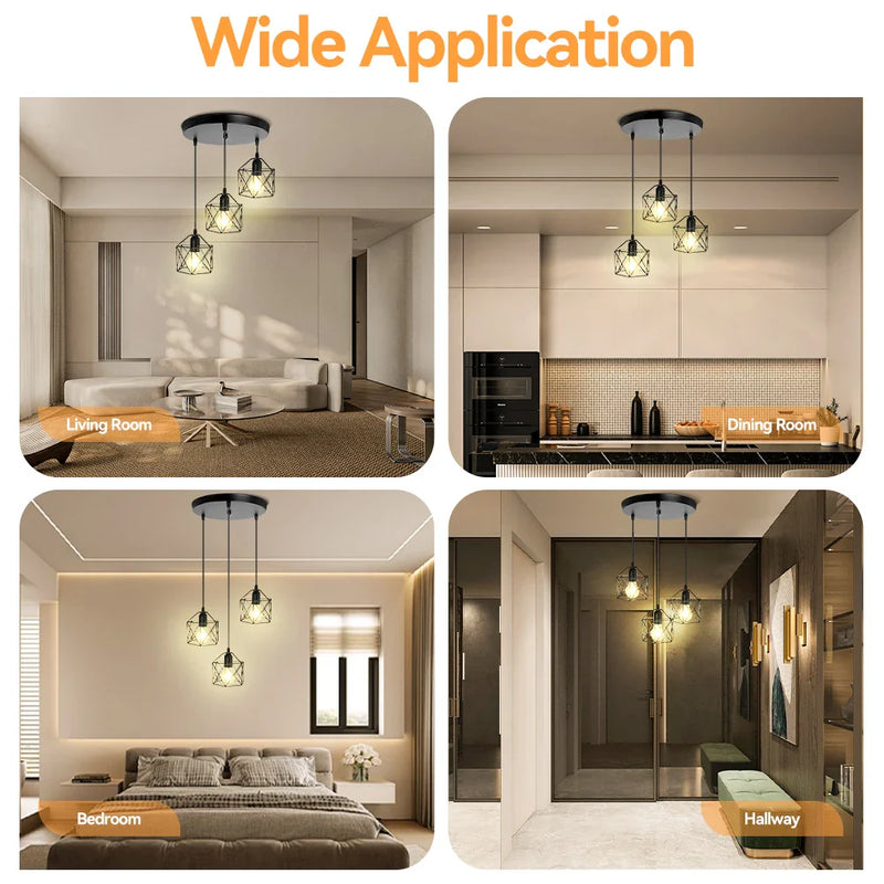 Afralia™ LED Ceiling Lamp - Modern Hanging Light Fixture for Kitchen Dining Room