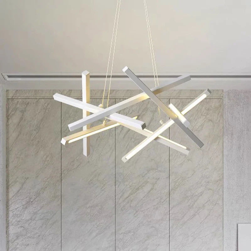 Afralia™ LED Chandelier Lighting for Living Room Bedroom Dining Salon Indoor - Pendant Lamp & Room Decor