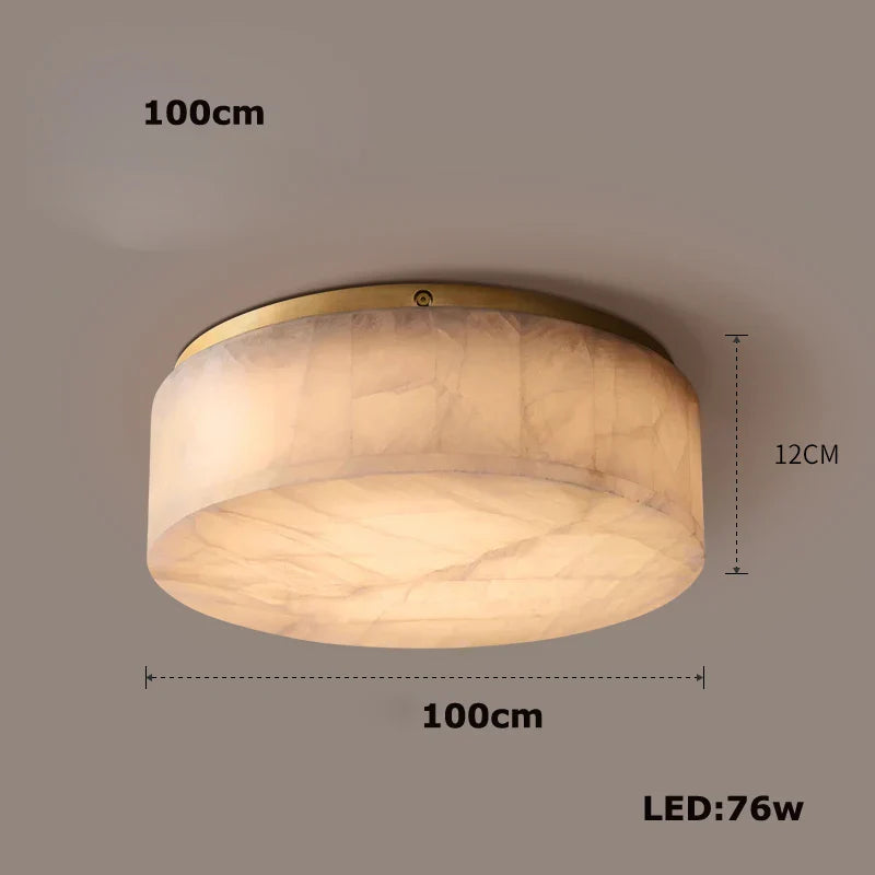 Afralia™ Spanish Mica Ceiling Light for Elegant Dining Room Decor