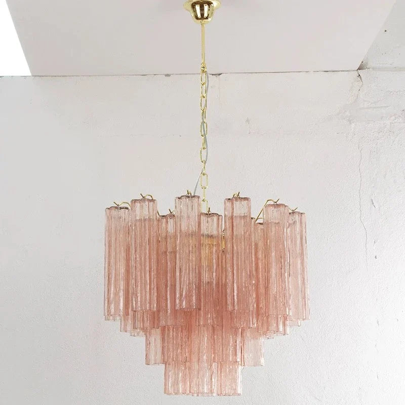 Afralia™ Crystal Glass Chandelier Pendant Light for Dining Living Bedroom Ceiling