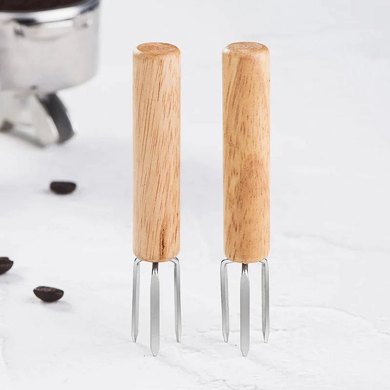 Afralia™ Espresso Stirrer: Professional Barista Tool with Natural Wood Handle