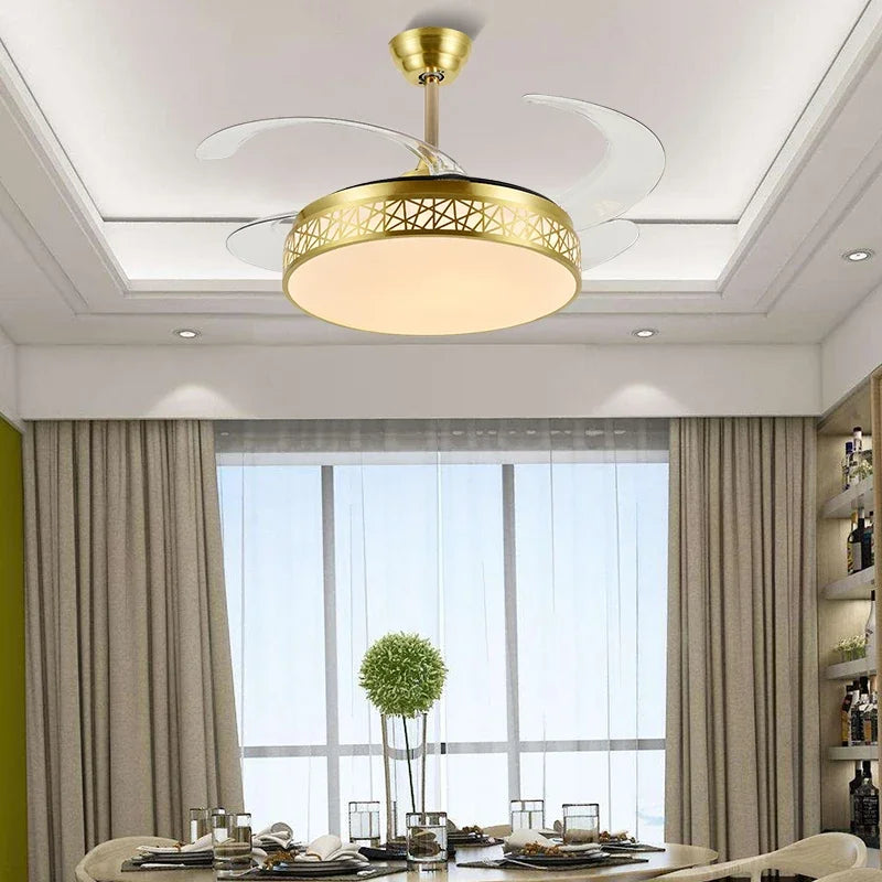 Afralia™ Ceiling Fan with LED Lights and Remote Control, Wholesale Factory Fan Covers