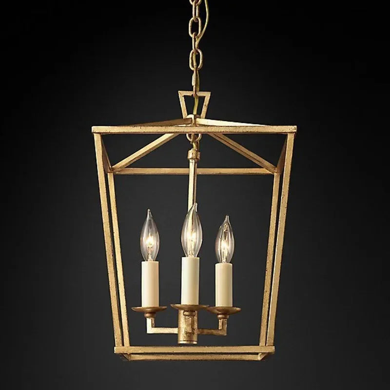 Afralia™ Metal Frame Chandelier Pendant Lights Minimalism Indoor LED Lighting