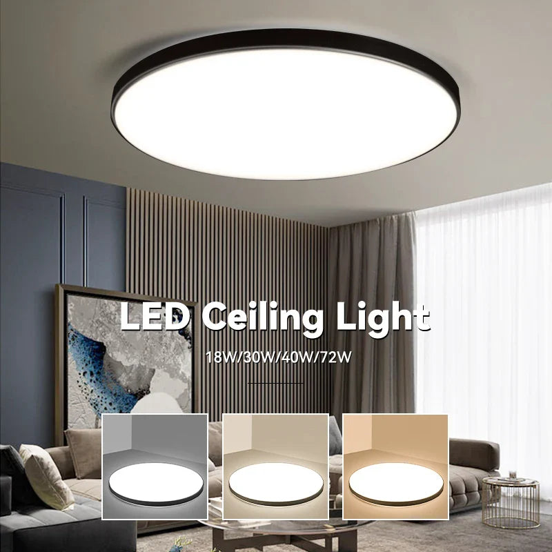 Afralia™ LED Ceiling Chandelier Panel Light for Home Decor Lighting