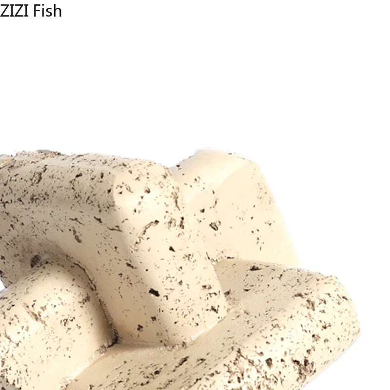 Stone Pattern Ring Buckle Sculpture Desk Decoration by Afralia™ - Modern Resin Crafts Ornaments