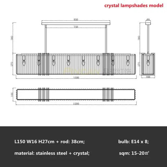 Afralia™ Gold Crystal Chandelier: Luxury Steel LED E14, Nordic Design, Dining Room Lighting