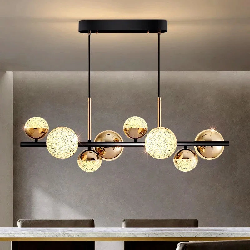 Afralia™ Modern Chandelier Pendant Light for Dining Room Ceiling, Indoor Lighting Fixture