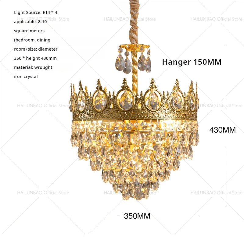 Afralia™ Crystal Chandelier: Modern Luxury Lighting for Dining, Bedroom, and Living Room