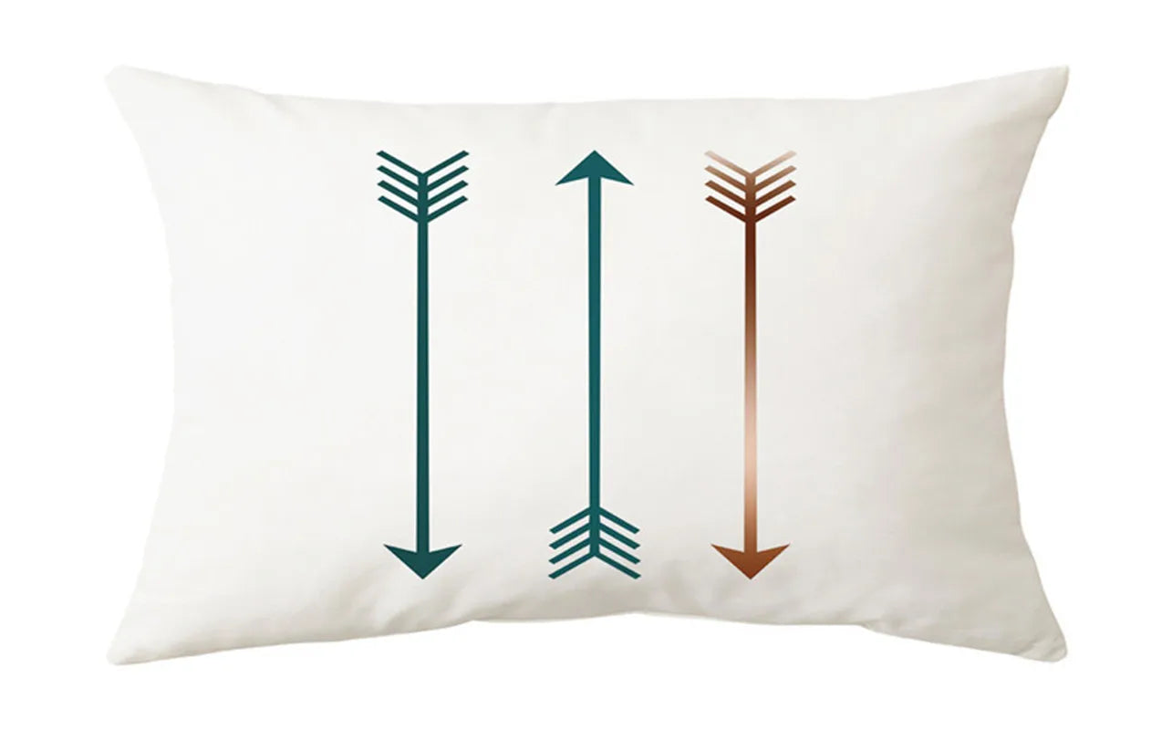 Geometry Cushion Cover Black Yellow Pillowcase for Decorative Sofa with Afralia™ Brand