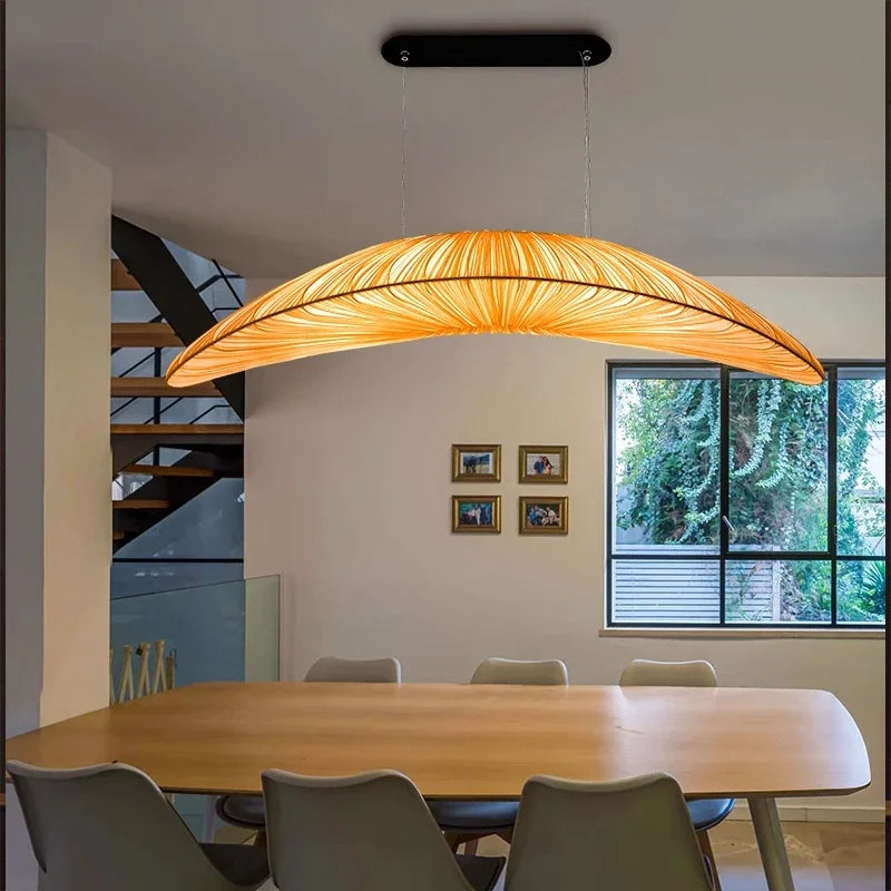 Afralia™ Nordic Minimalist Fabric Dining Chandelier: Retro, Homestay, Cafe Pendant Light