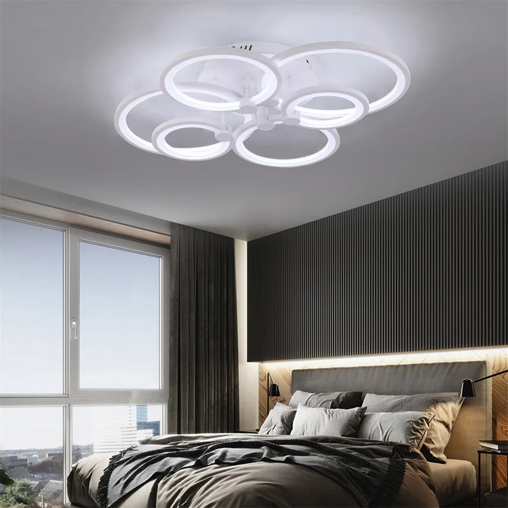 Afralia™ Nordic Bubble Acrylic LED Ceiling Light Chandelier | Minimalist Home Decor Indoor Lighting