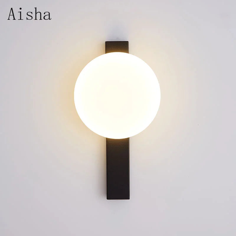 Afralia™ Nordic LED Circular Wall Lamp - Minimalist Home Lighting