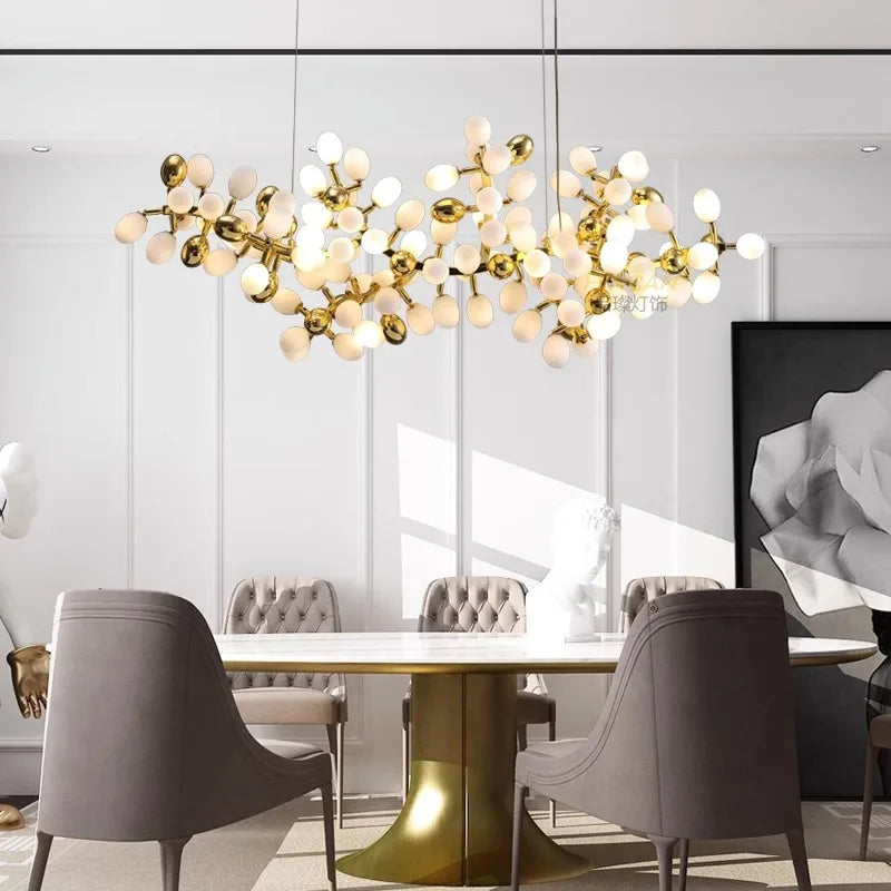 Afralia™ Modern LED Pendant Chandeliers for Living and Dining Room Lighting