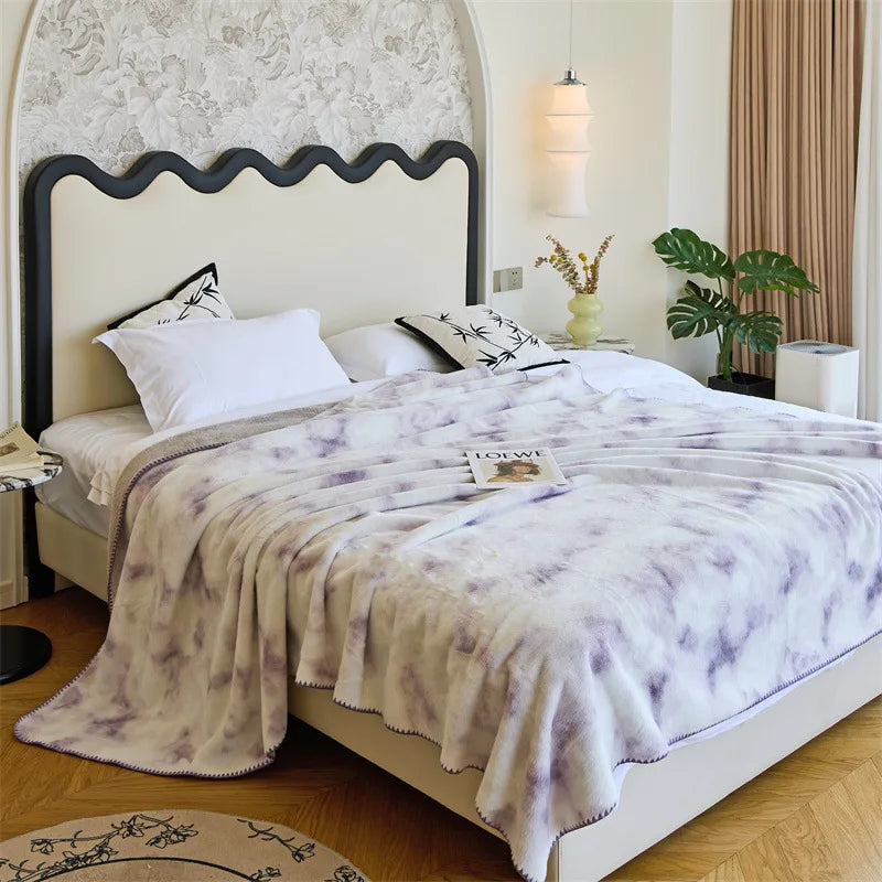 Afralia™ Faux Mink Fur Cozy Sofa Blanket | Luxe Winter Bed Décor