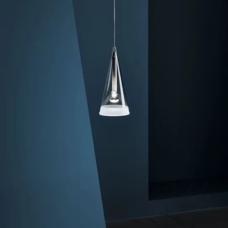 Afralia™ Luxury Glass Chandelier Pendant Lamp for Kitchen Island, Restaurant, Bedroom