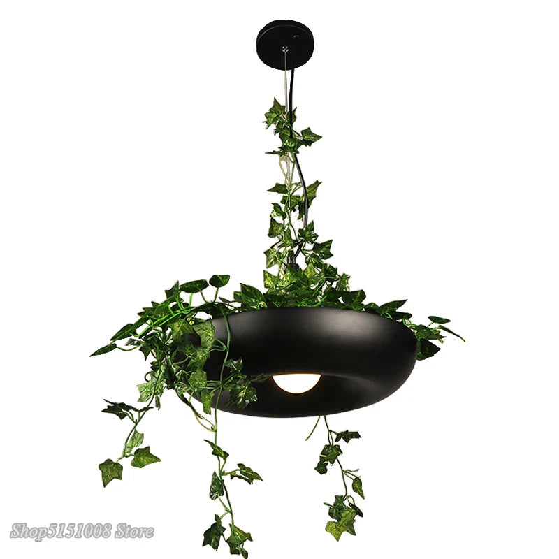 Afralia™ Nordic Plant Pendant Lights DIY Flower Pot Hanging Lamp - Home Decor