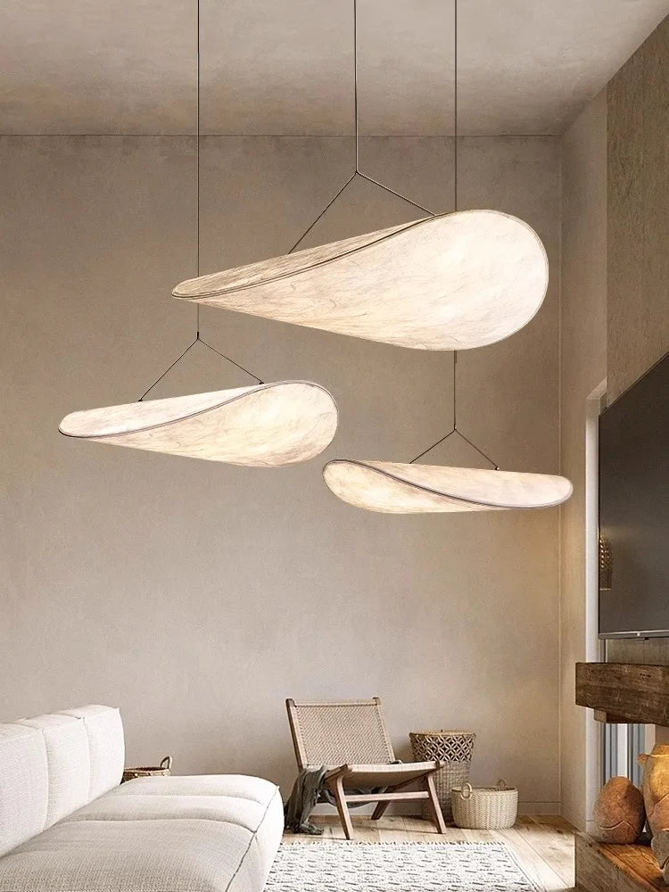 Afralia™ Silk Pendant Lights for Living, Bedroom & Bar Decor