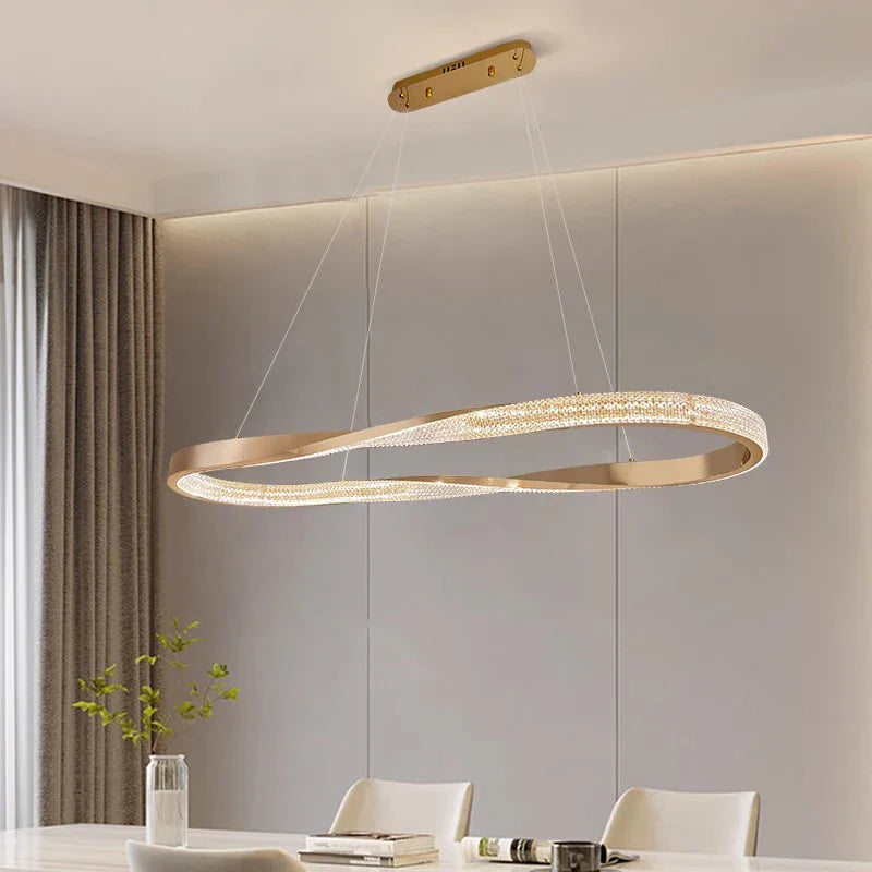 Afralia™ Modern LED Pendant Light Lamps | Chandeliers for Living and Dining Room