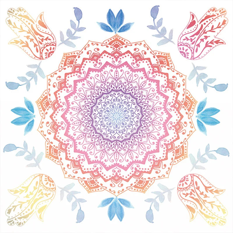 Nordic Ins Style Bohemian Mandala Tapestry Cloth for Bedroom Decor by Afralia™