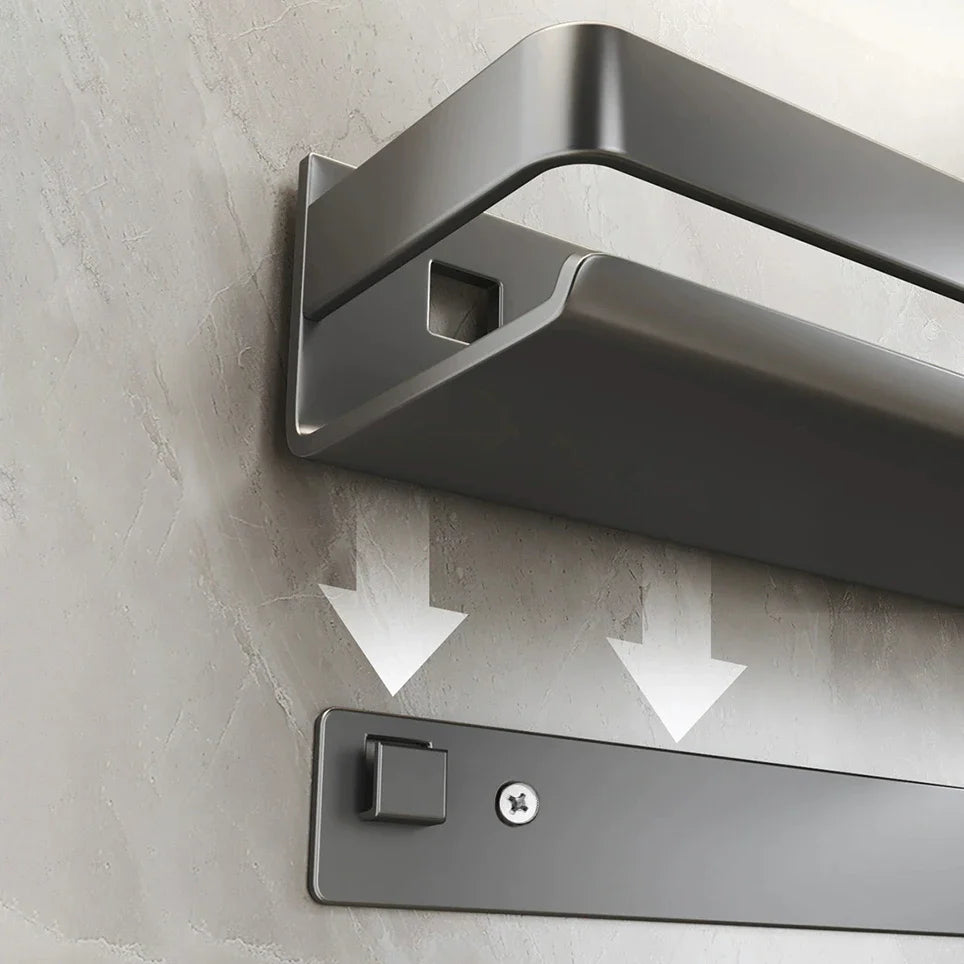 Afralia™ Metal Corner Shelf Makeup Organizer Shower Wall Rack Storage Shelf