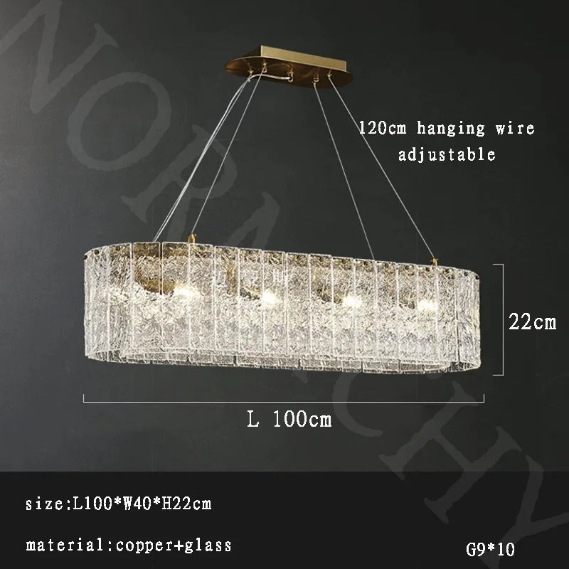 Afralia™ Modern Glass Pendant Light | Luxurious Home Decor & LED Lighting Fixture