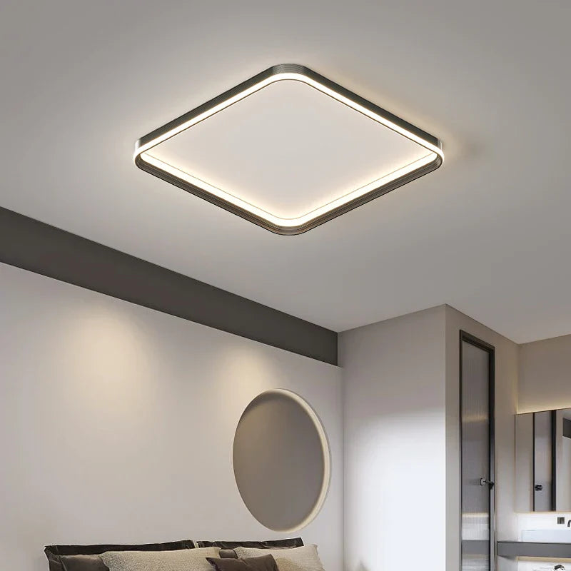 Afralia™ LED Ceiling Chandelier for Living Room Kitchen Dining Study Modern Indoor Lighting