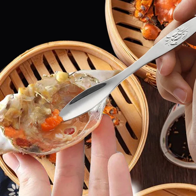 Afralia™ Stainless Steel Seafood Fork Crab Needle for Home and Hotel Kitchen