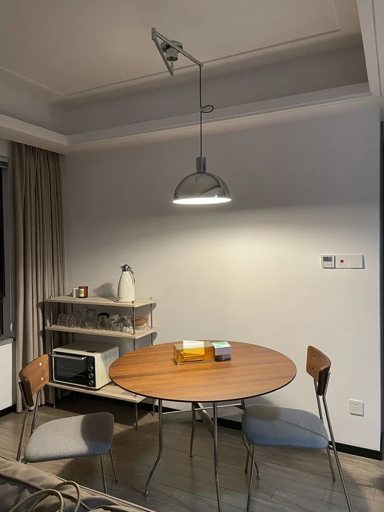 Afralia™ Medieval Design Swing Arm Pendant Light LED E27 Industrial Hanging Lamp