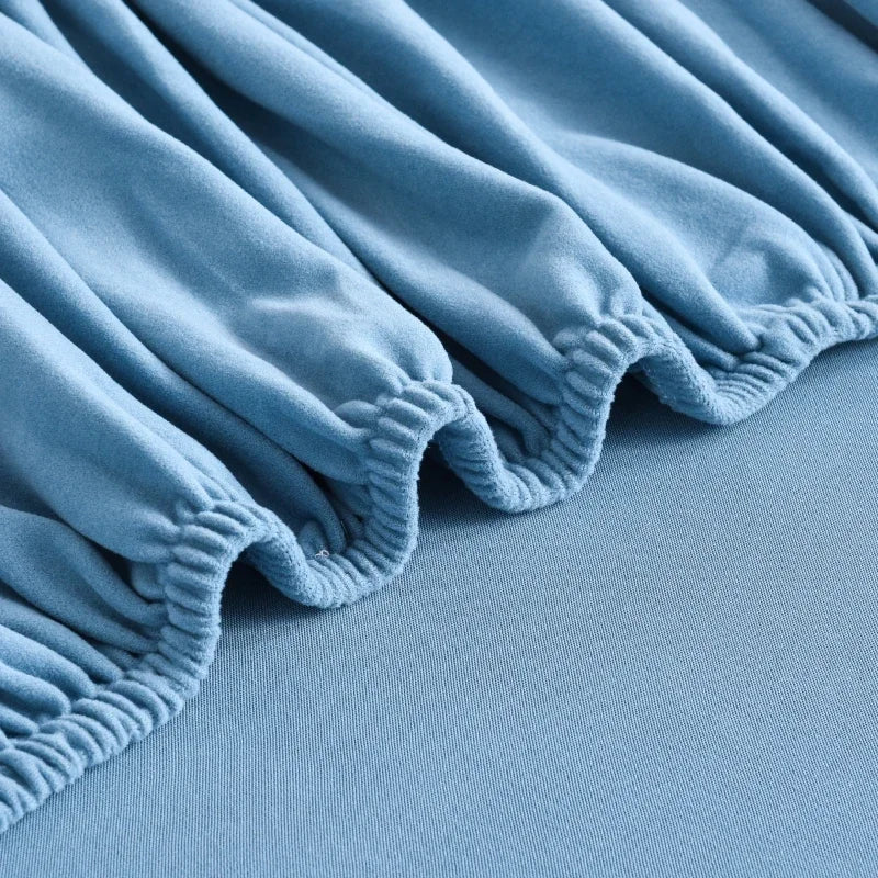 Afralia™ Stretch Sofa Cover Solid Color Slipcovers for Single Loveseat Futon & L-Shaped