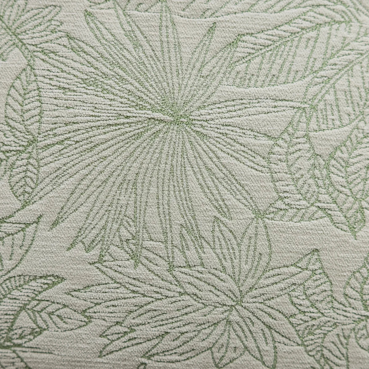 Afralia™ Green Plant Jacquard Pillow Covers for Light Luxury Living Room Decor