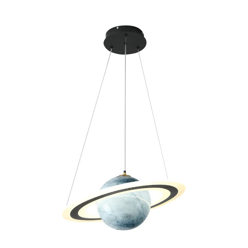 Afralia™ Planet Chandelier Kids Room Pendant Light | Living Bedroom Kitchen Hanging Lamp