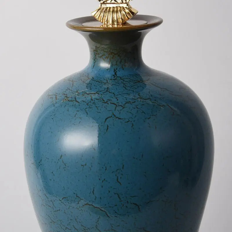 Afralia™ Chinese Ceramic Vase: Light Luxury Living Room Decor Shelf Accent