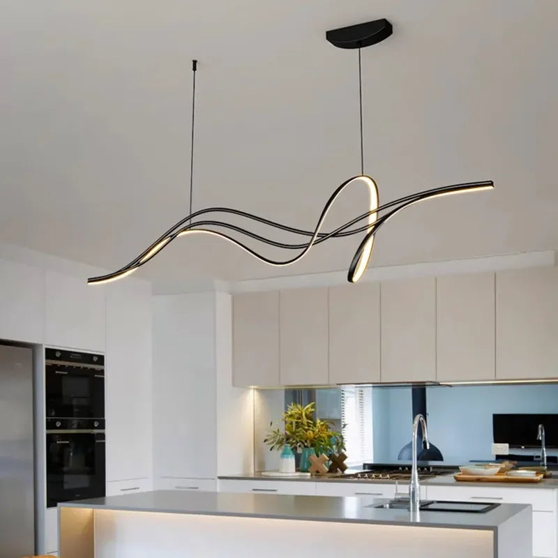 Afralia™ Modern LED Pendant Lights for Living Dining Room Chandelier Lighting