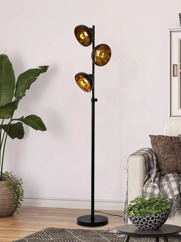 Afralia™ Coir Bed Homestay Cafe Nordic Bedroom Warm Iron Lamp