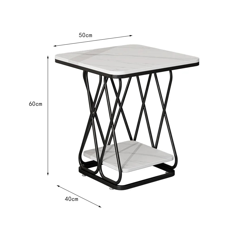 Afralia™ Modern Nordic Marble Coffee Table Luxury Living Room Furniture