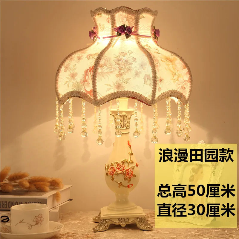 Afralia™ Nordic Princess Vintage Table Lamp for Bedroom and Living Room Décor