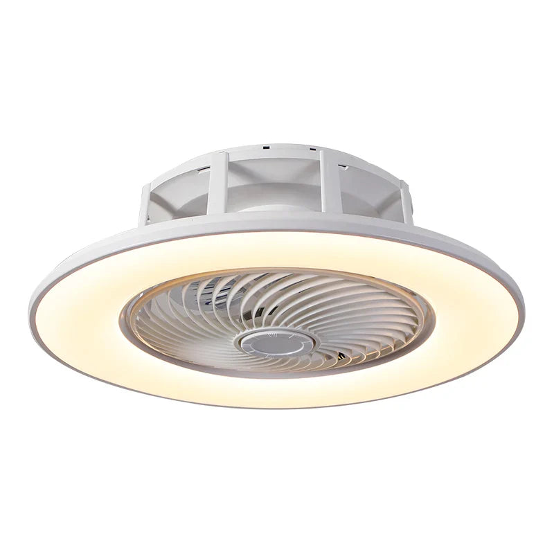 Afralia™ LED Remote Control Chandelier Ceiling Fan Light for Bedroom Living Room