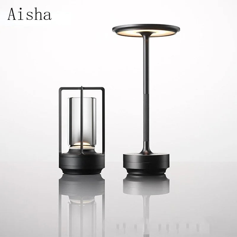 Afralia™ Retro USB Touch Desk Lamp | Dimmable Night Light for Bedroom and Restaurant