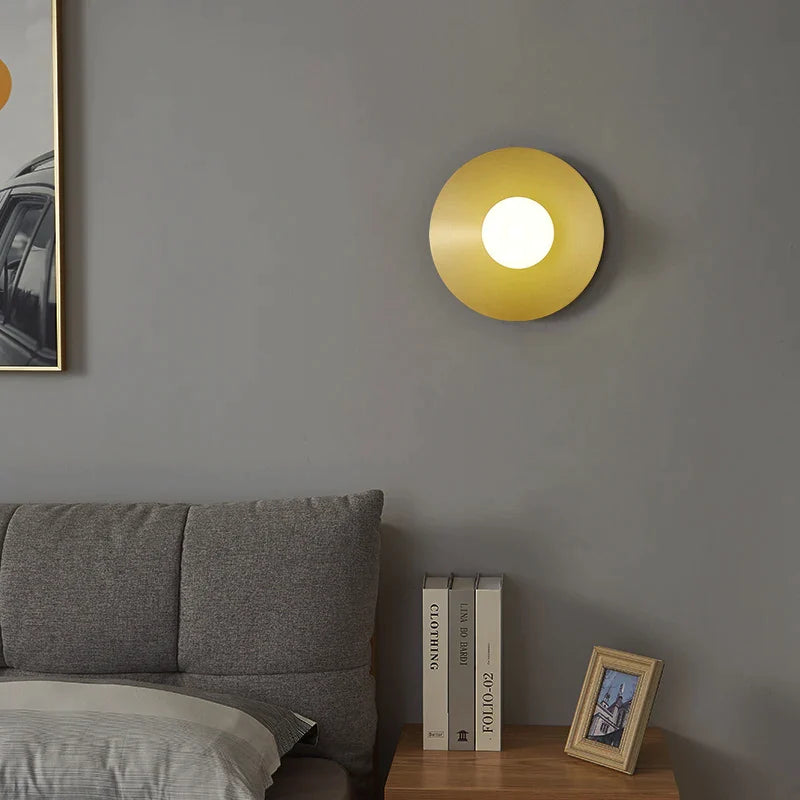 Afralia™ Nordic Modern Areti Wall Lamp for Living Room Bedroom Study Aisle