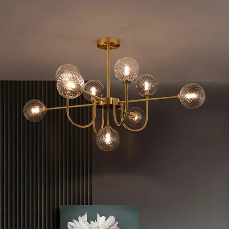 Afralia™ Magic Bean LED Pendent Lamp for Living Room Bedroom