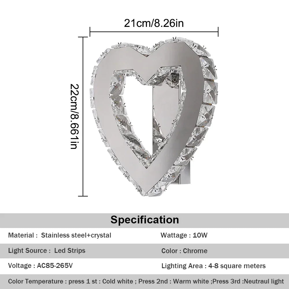 Afralia™ Crystal LED Wall Sconce: Modern Minimalist Lighting for Living Room, Bedroom, Hallway