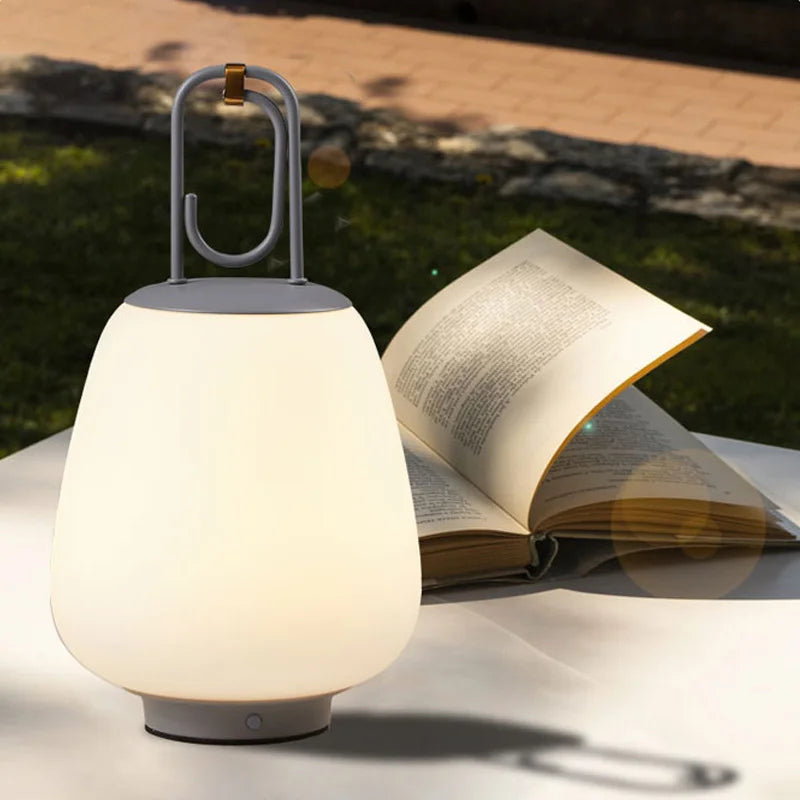 Afralia™ Rechargeable Table Lamp for Home Office Desk Bedroom Lighting