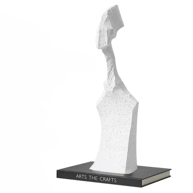 Afralia™ Abstract Characters Sculpture Decoration for Modern Living Room Hotel Entry Wine Cabinet