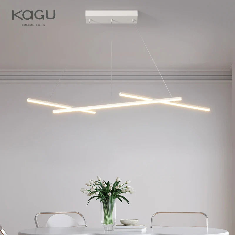 Afralia™ Modern LED Chandelier for Living Room Dining Kitchen Ceiling Light