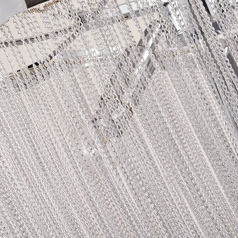 Afralia™ Aluminum Tassel Chandelier: Modern Nordic Style Pendant Lamp for Living Room