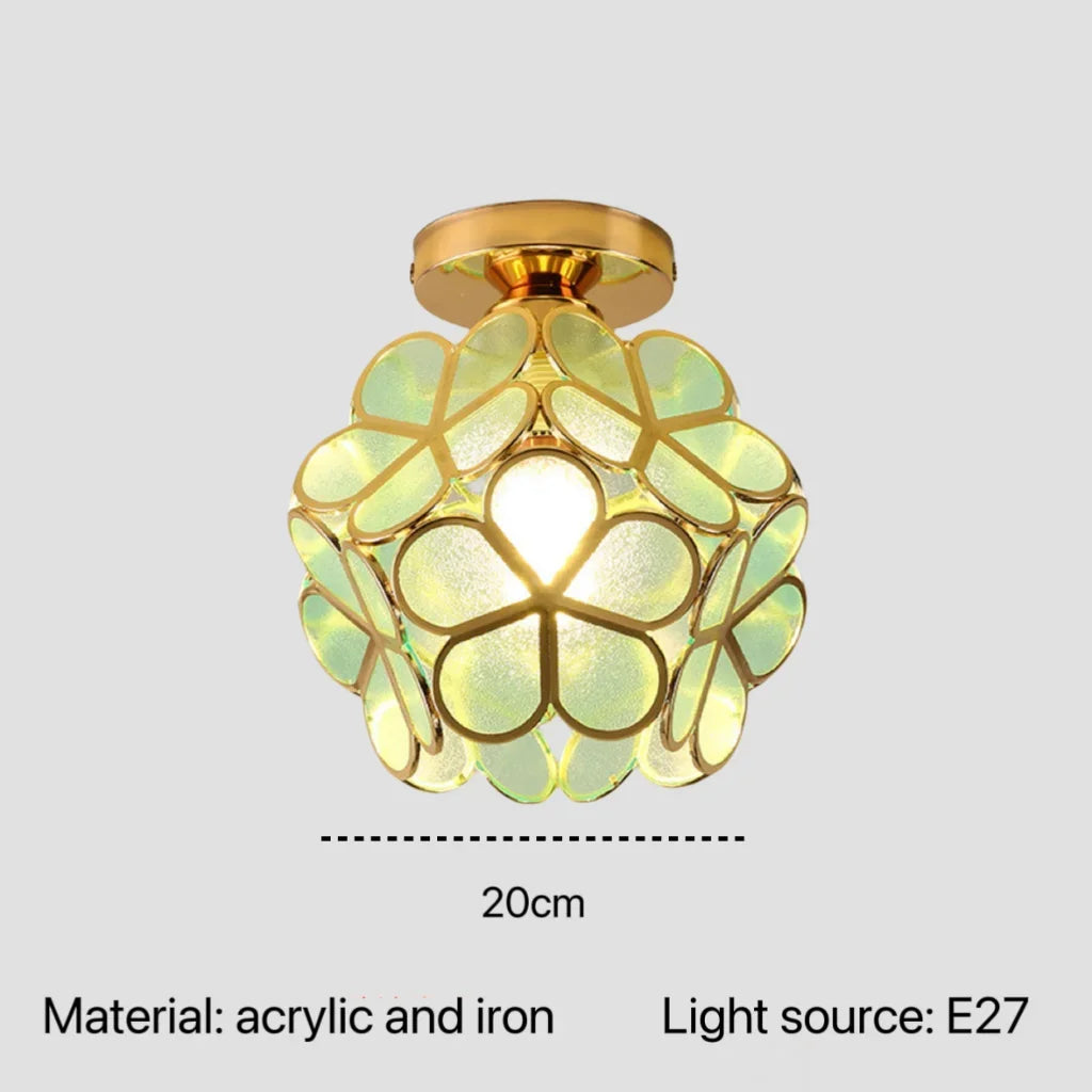 Afralia™ Modern Petal Acrylic Pendant Lamp LED Hanging Lighting