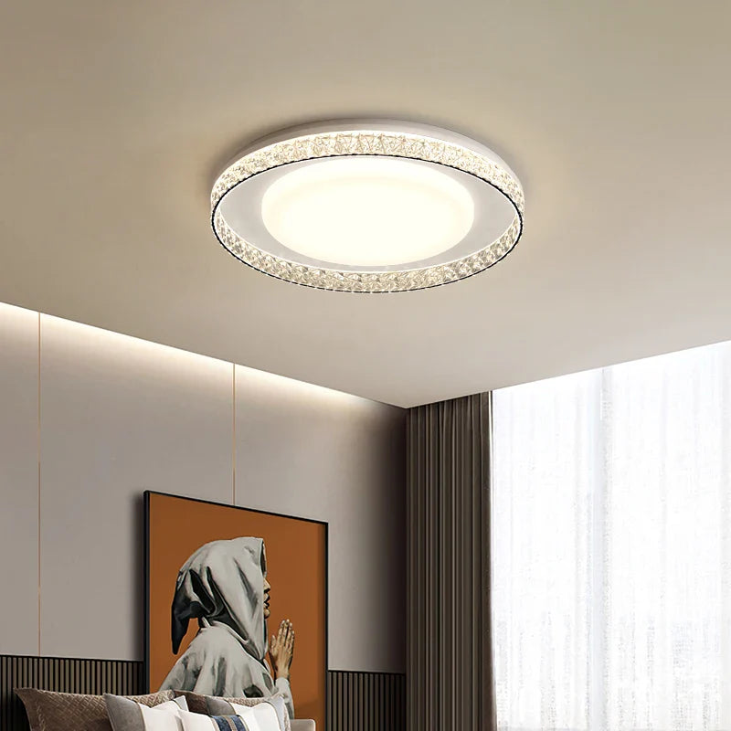 Afralia™ Modern Led Ceiling Light Chandelier Panel Fixture for Home Decor Lighting